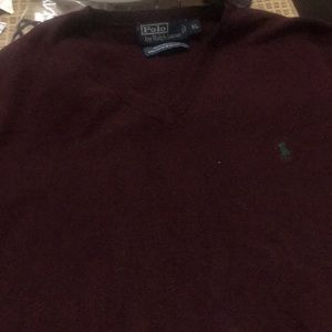 Polo puma sweater maroon/burgundy